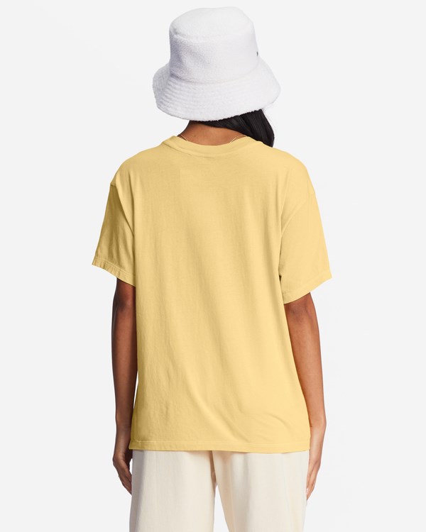 Billabong Dusk To Dawn Grafická Boyfriend T-Shirt Mellow Daze | XAGFSV-291