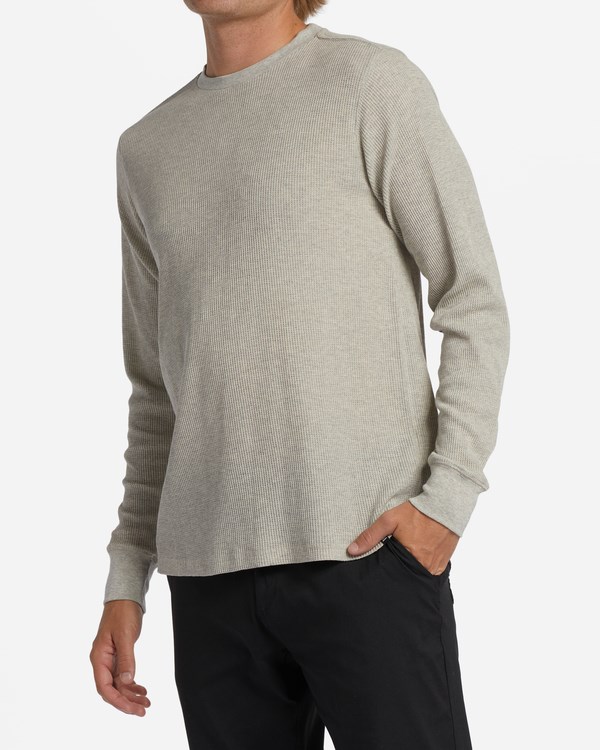 Billabong Essential Long Sleeve Thermal Světle Šedé | BOWXYM-165