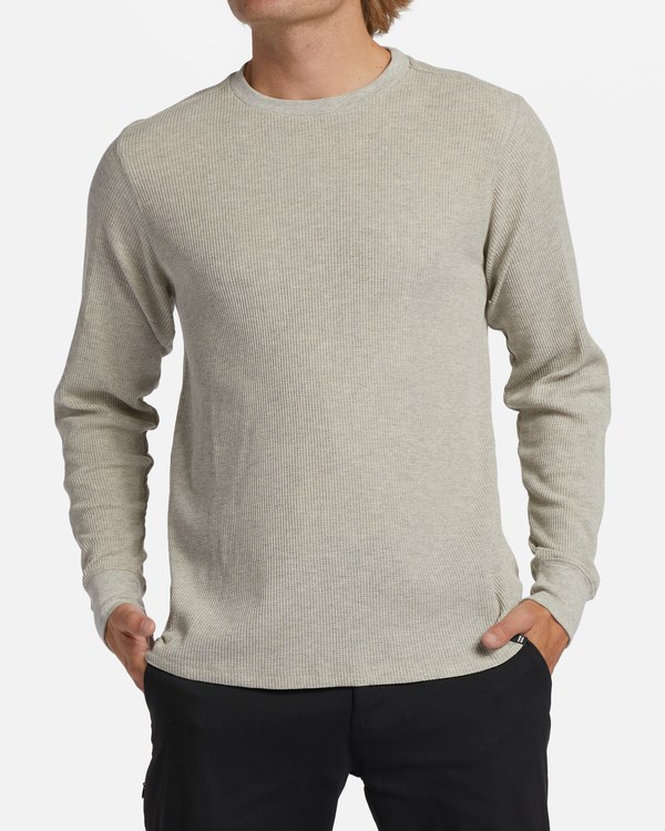 Billabong Essential Long Sleeve Thermal Světle Šedé | BOWXYM-165