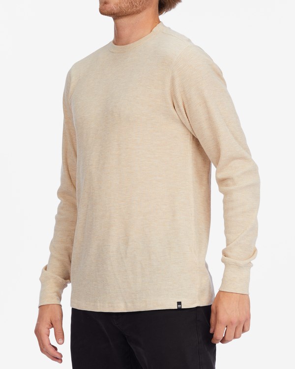 Billabong Essential Long Sleeve Thermal Sand Heather | KITJBC-879