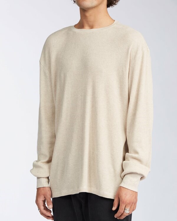 Billabong Essential Long Sleeve Thermal Sand Heather | KITJBC-879
