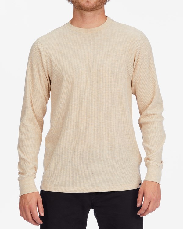 Billabong Essential Long Sleeve Thermal Sand Heather | KITJBC-879