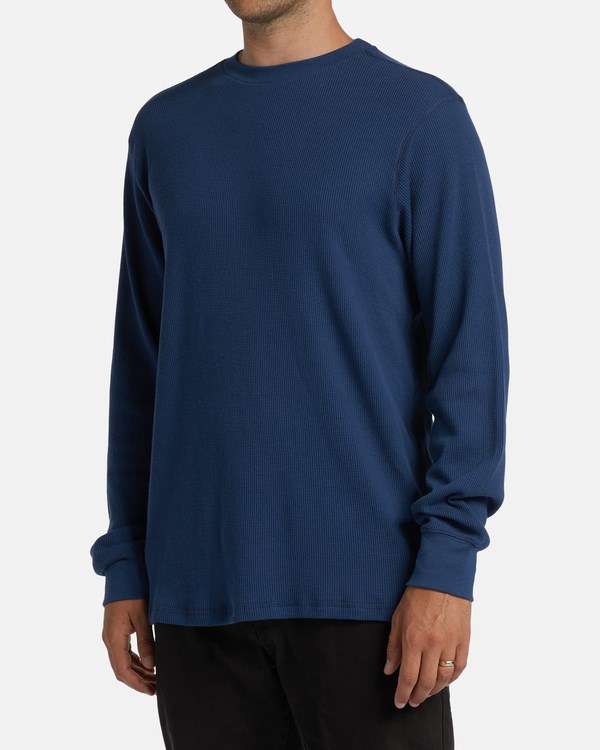 Billabong Essential Long Sleeve Thermal Tmavě Blankyt | TSWHQK-125