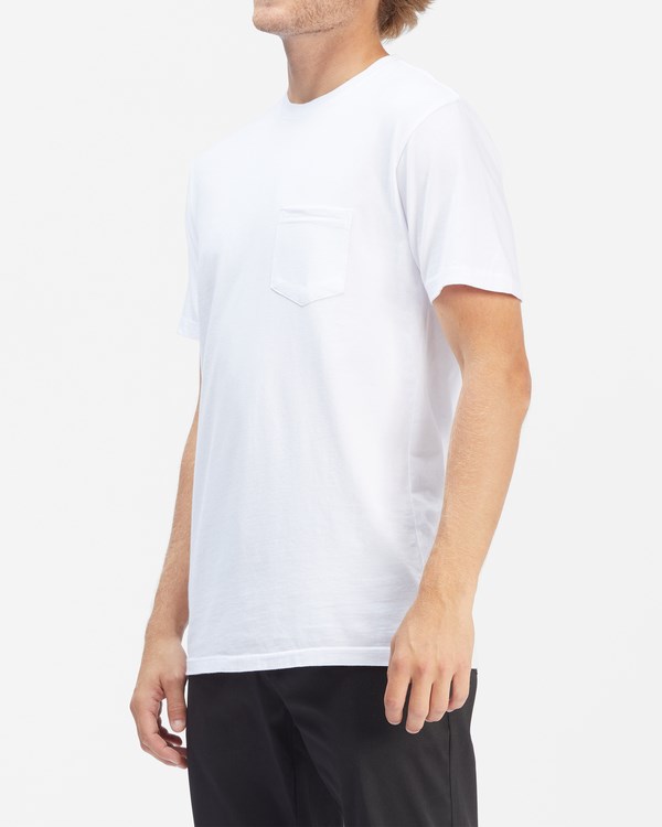 Billabong Essential Pocket T-Shirt Bílé | JKQGVZ-294