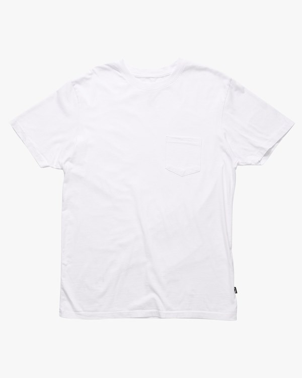 Billabong Essential Pocket T-Shirt Bílé | JKQGVZ-294