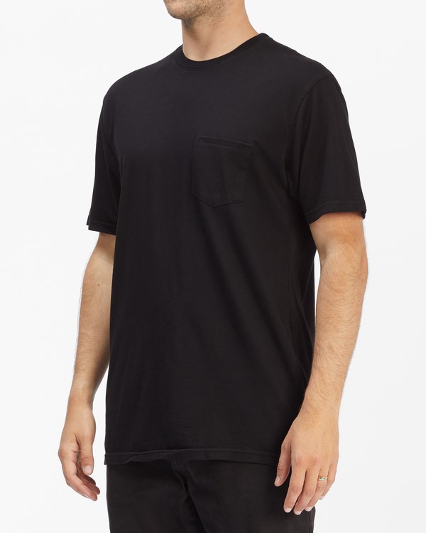 Billabong Essential Pocket T-Shirt Černé | GQNPKI-710