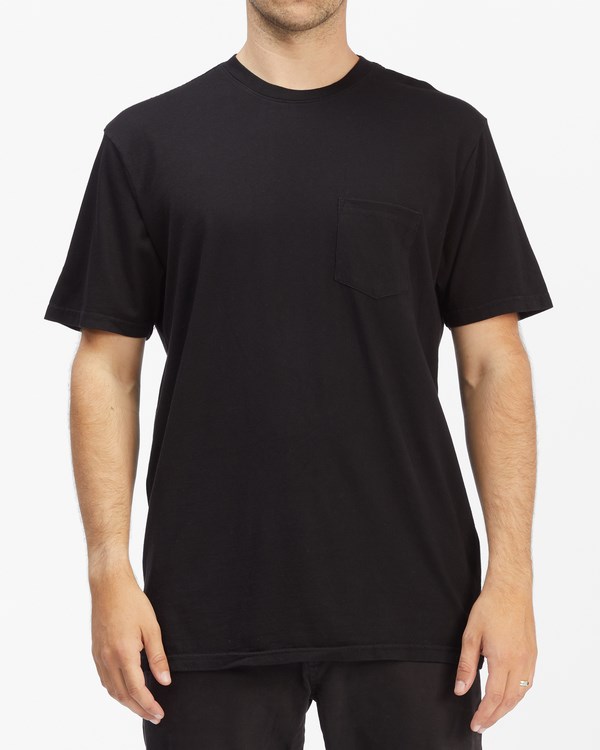 Billabong Essential Pocket T-Shirt Černé | GQNPKI-710