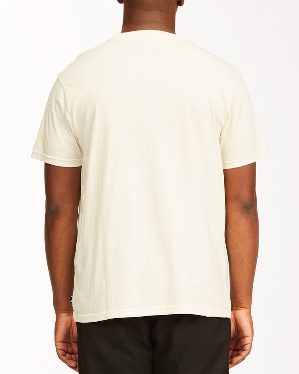 Billabong Essential Pocket Wave Washed T-Shirt Bílé | CXMYLQ-391