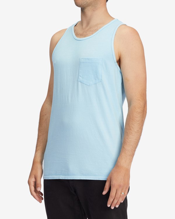 Billabong Essential Wave Washed Pocket Tank Top Blankyt | LOPXZY-609
