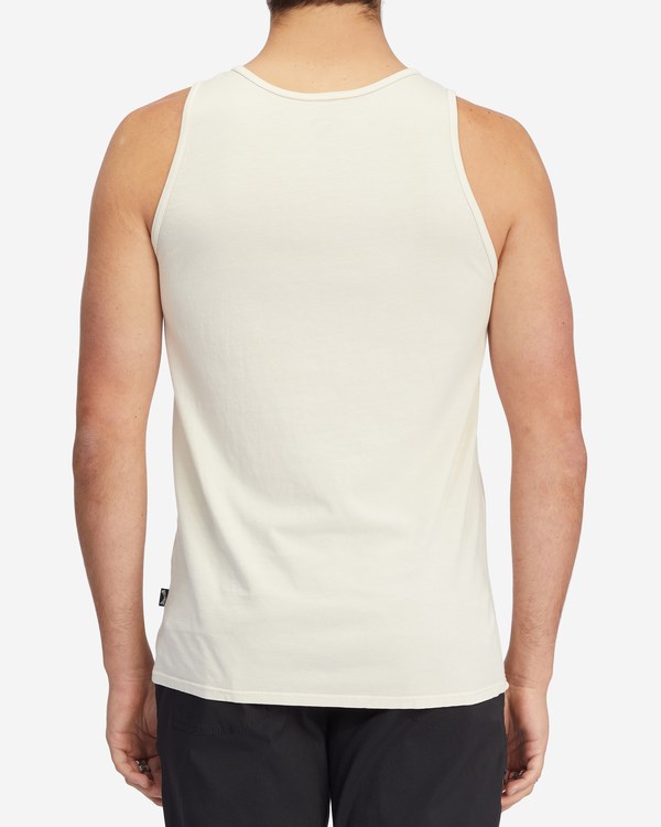Billabong Essential Wave Washed Pocket Tank Top Bone | RDFOYT-901