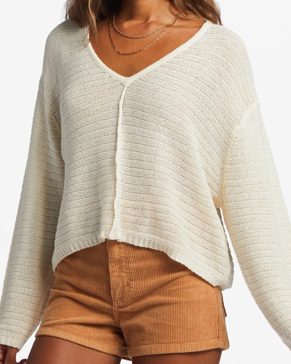 Billabong Every Day Pullover Svetrové Bílé | KBCVZP-078