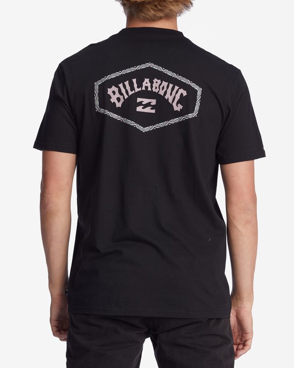 Billabong Exit Arch Krátké Sleeve T-Shirt Černé | HKVIOG-682