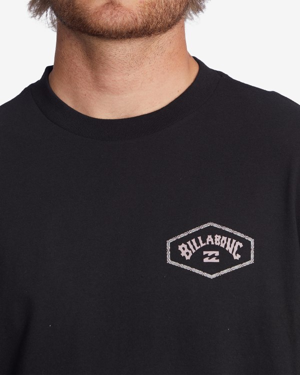 Billabong Exit Arch Krátké Sleeve T-Shirt Černé | HKVIOG-682