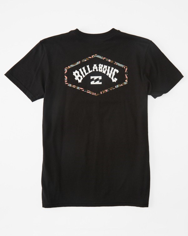 Billabong Exit Arch Krátké Sleeve T-Shirt Černé | HNCIEQ-748