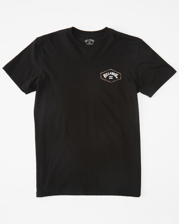 Billabong Exit Arch Krátké Sleeve T-Shirt Černé | HNCIEQ-748