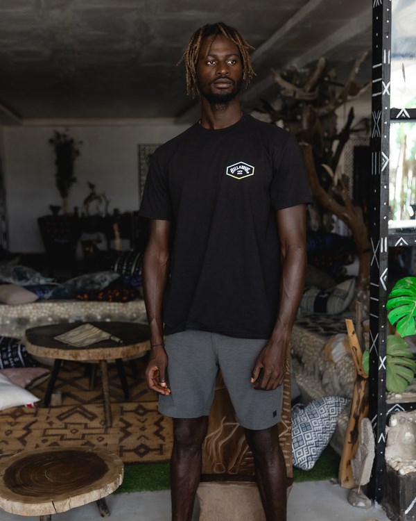 Billabong Exit Arch Krátké Sleeve T-Shirt Černé | JUCLFE-715