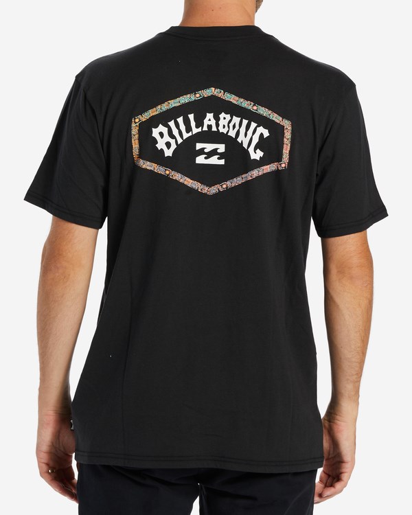 Billabong Exit Arch Krátké Sleeve T-Shirt Černé | OFLTSR-391