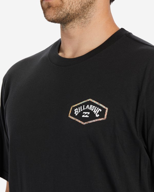 Billabong Exit Arch Krátké Sleeve T-Shirt Černé | OFLTSR-391