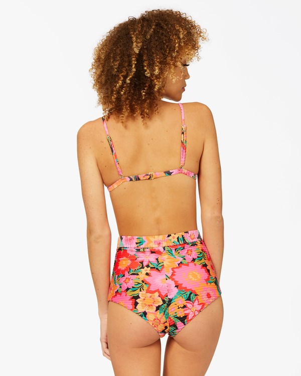 Billabong Feel The Groove Ceci Triangle Bikiny Top Dahlia | PGALZM-017