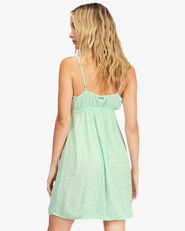 Billabong Feelin Blue Mini Slip Šaty Mátově Zelená | IYUXEF-569