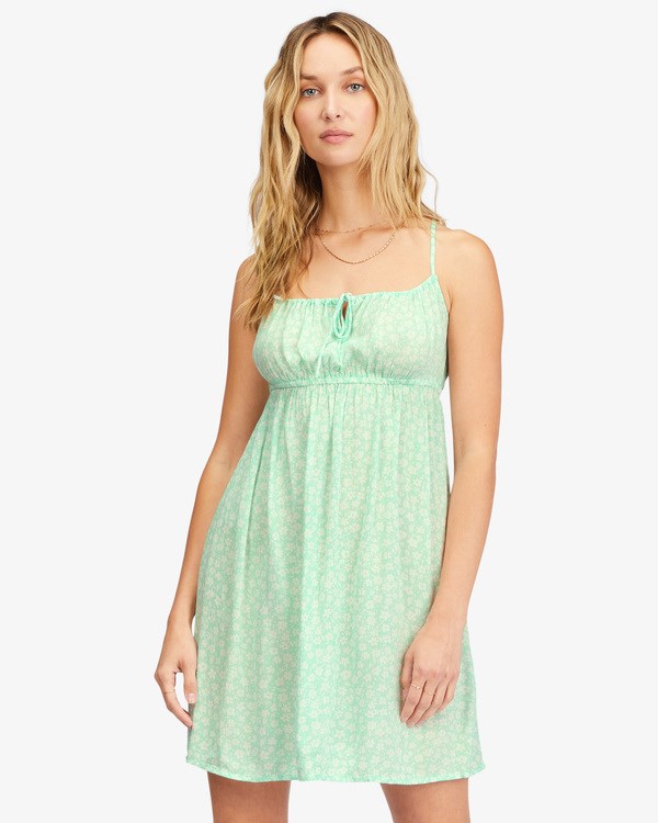 Billabong Feelin Blue Mini Slip Šaty Mátově Zelená | IYUXEF-569