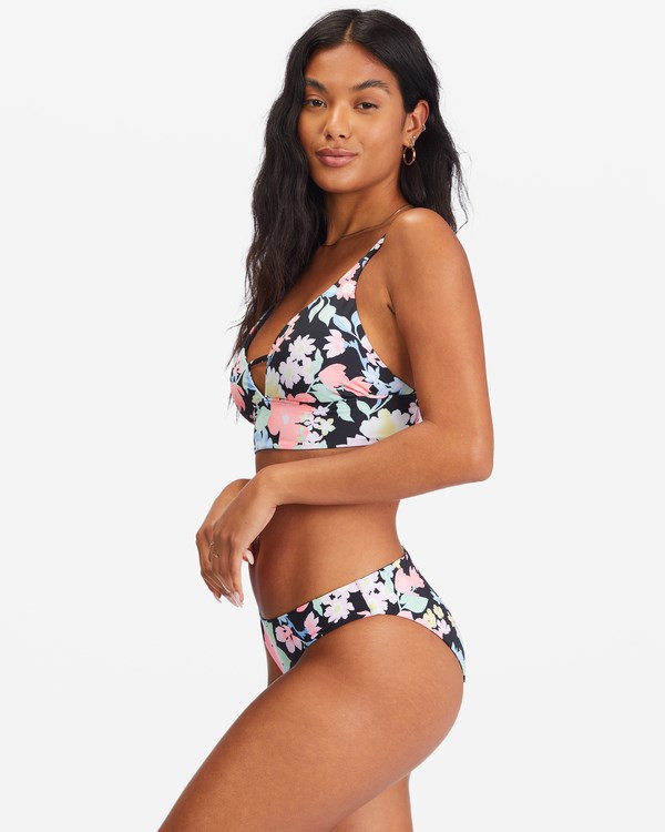 Billabong Feelin Tropical Lowrider Reversible Low Rise Bikiny Bottoms Multi | XCJDOL-216