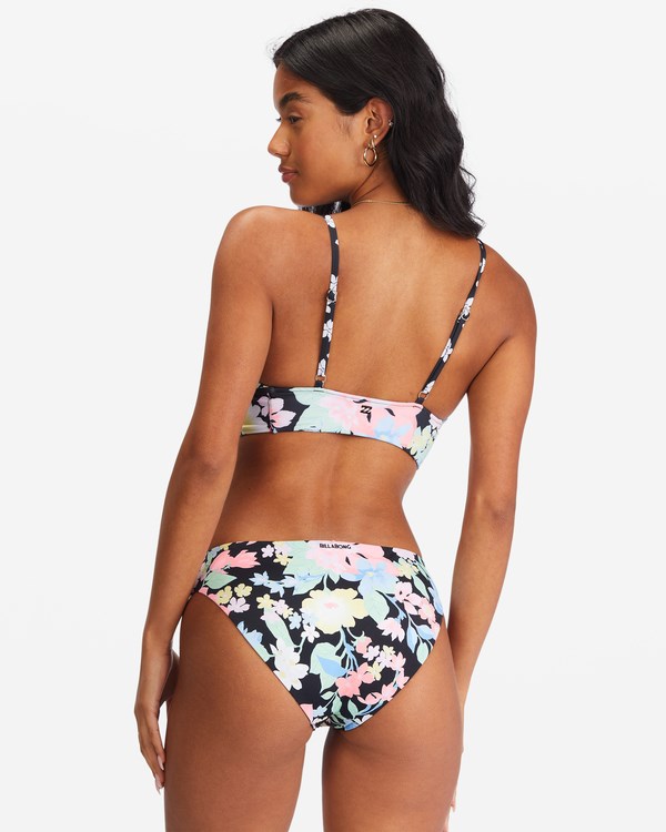 Billabong Feelin Tropical Lowrider Reversible Low Rise Bikiny Bottoms Multi | XCJDOL-216
