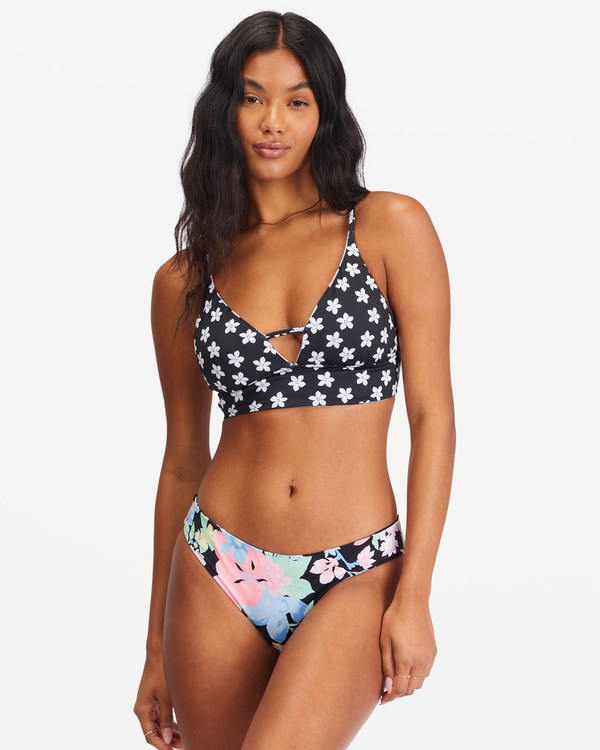 Billabong Feelin Tropical V-Neck Cami Reversible Bikiny Top Multi | GHQNKF-045
