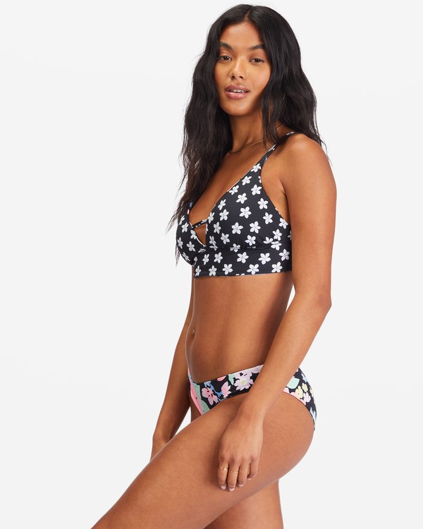 Billabong Feelin Tropical V-Neck Cami Reversible Bikiny Top Multi | GHQNKF-045