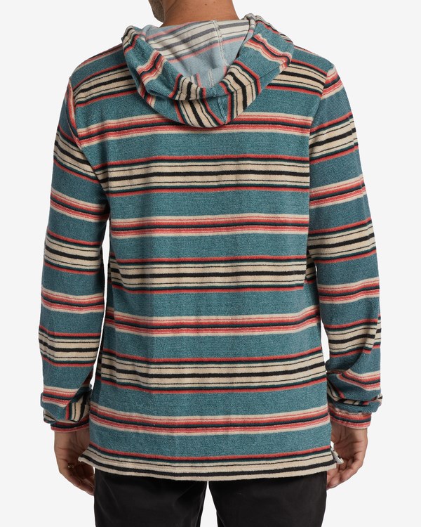 Billabong Flecker Pullover Hoodie Pacific | PHTNDV-349