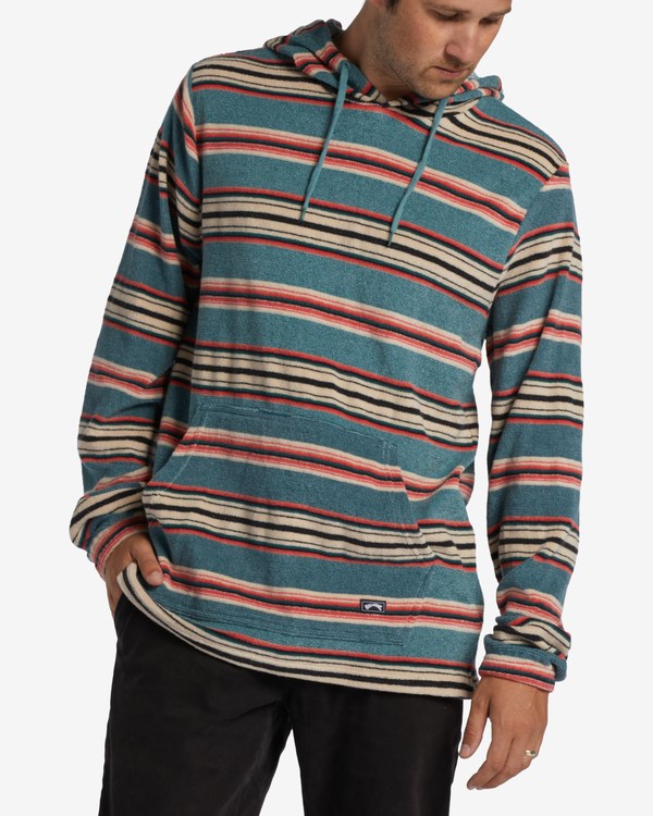 Billabong Flecker Pullover Hoodie Pacific | PHTNDV-349
