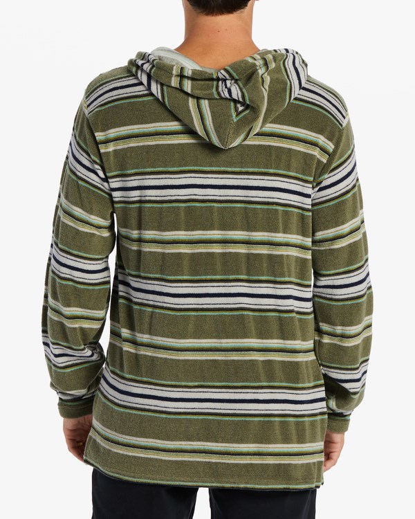 Billabong Flecker Pullover Hoodie Sage | QMHKWP-639