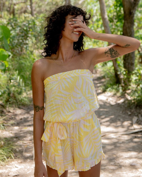 Billabong Flower Days Romper Sunburst | RXHWOC-506