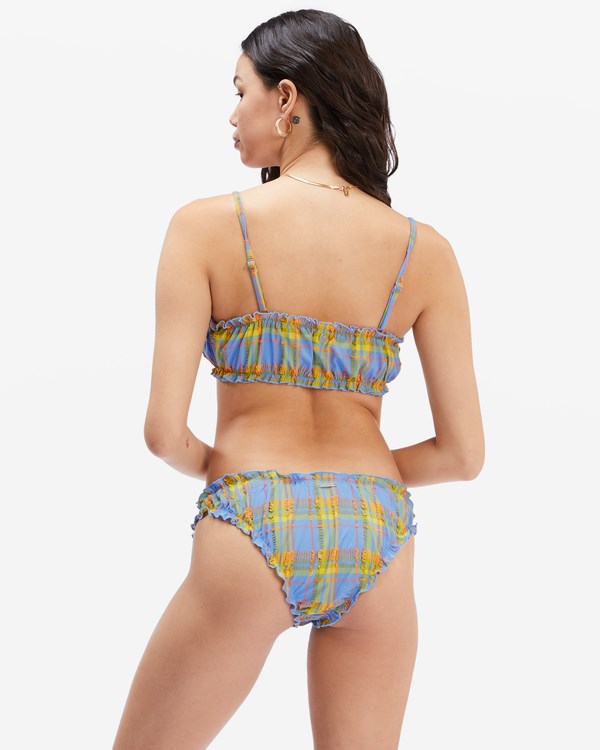 Billabong Fool For You Ruffle Tank Bikiny Top Multi | PEYOSL-965