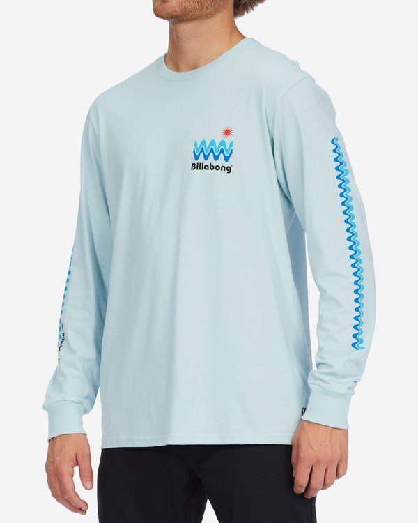 Billabong Fragment Long Sleeve T-Shirt Coastal | USDFZB-785
