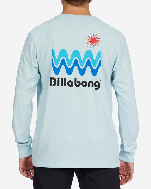 Billabong Fragment Long Sleeve T-Shirt Coastal | USDFZB-785
