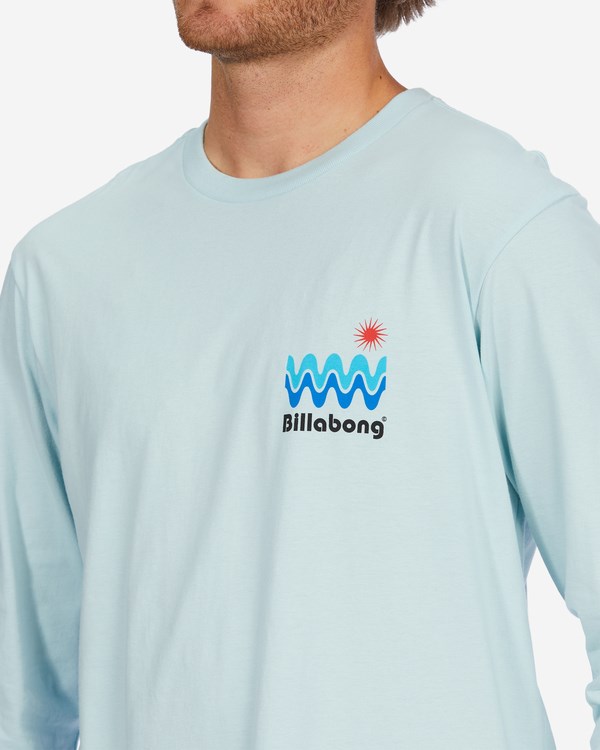 Billabong Fragment Long Sleeve T-Shirt Coastal | USDFZB-785
