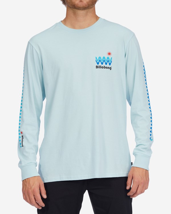 Billabong Fragment Long Sleeve T-Shirt Coastal | USDFZB-785