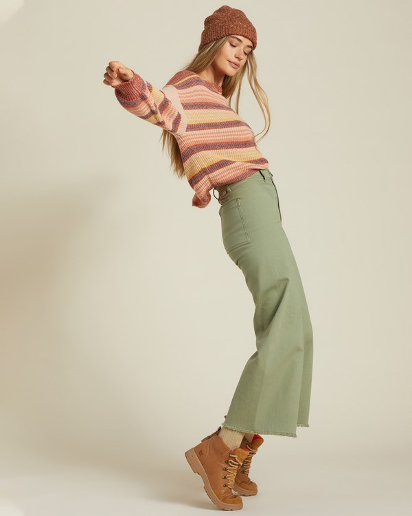 Billabong Free Fall High-Pasem Pants Army | BFHELG-406