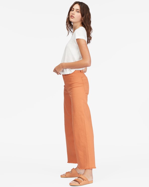 Billabong Free Fall High-Pasem Pants Desert Clay | JPQXTC-704