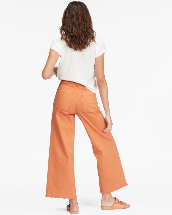 Billabong Free Fall High-Pasem Pants Desert Clay | JPQXTC-704