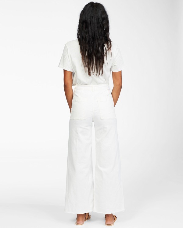 Billabong Free Fall High-Pasem Pants Salt Crystal | NTXGCV-203