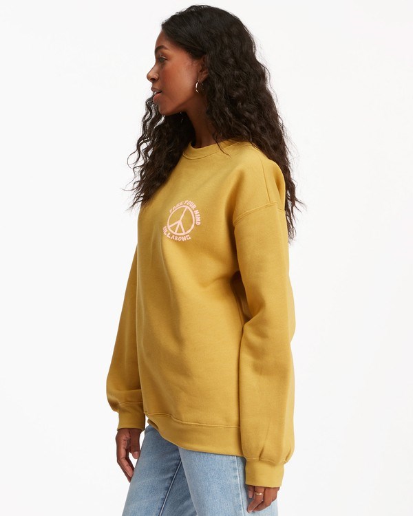 Billabong Free Your Mind Crewneck Sweatshirt Zlaté | FQNRGU-610