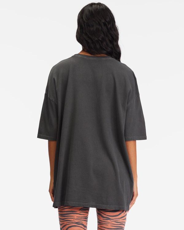 Billabong Full Moon Magic Boyfriend T-Shirt Černé | PWZFNI-432