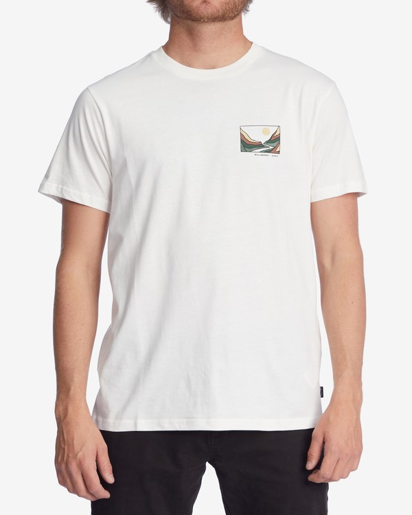 Billabong Gateway Organic Krátké Sleeve T-Shirt Bílé | ZBLXNF-417