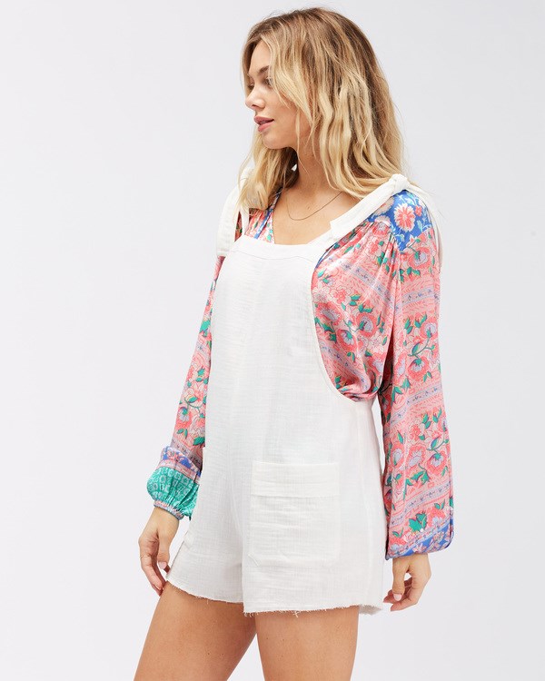 Billabong Girl On The Run Krátké Romper Salt Crystal | JIONUZ-860