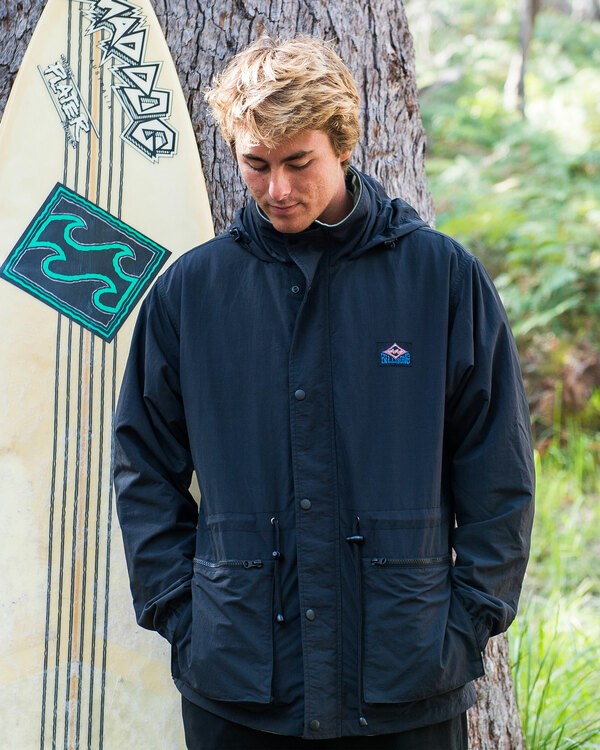 Billabong Gnar Reversible S Kapucí Jacket Černé | WKIJRN-842