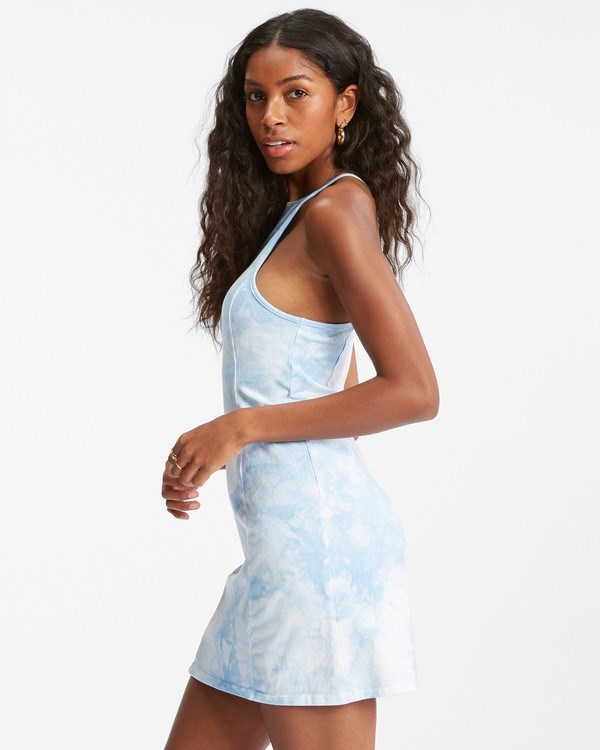 Billabong Go Easy Mini Bodycon Šaty Morning Sky | LDZWCT-613
