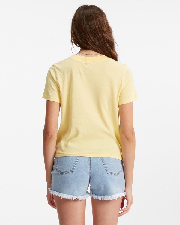Billabong Go Your Own Way Rockers T-Shirt Pineapple | FCAVZW-214