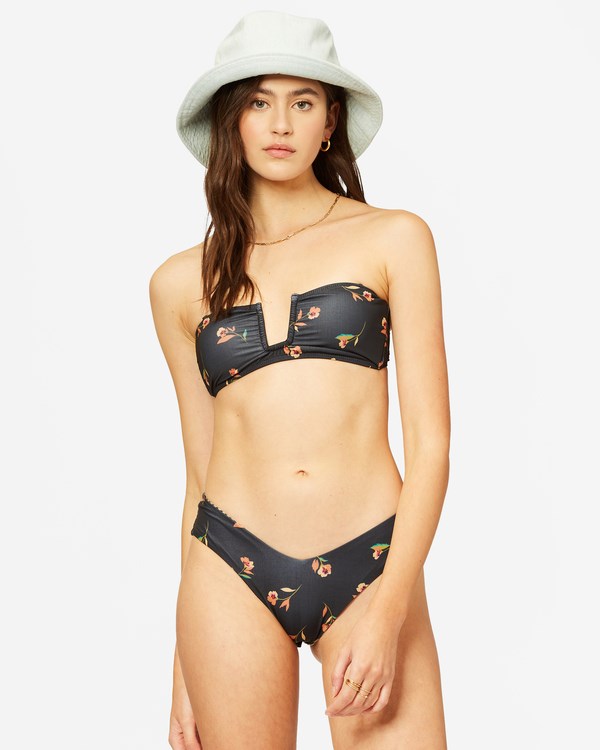 Billabong Golden Shore Square Underwire Bikiny Top Černé | FSLWTN-182